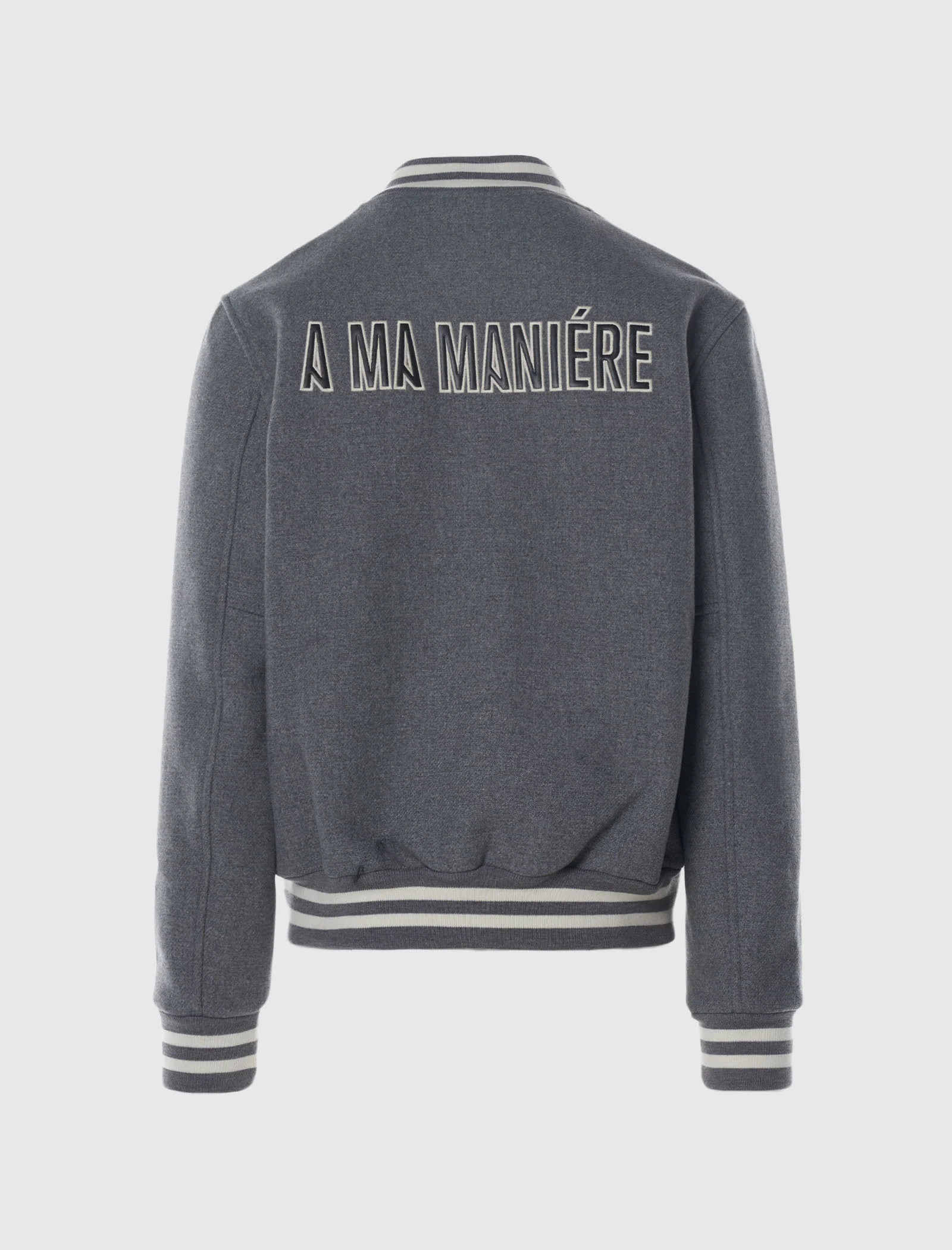 A MA MANIÉRE LEGACY GREY VARSITY JACKET - Image 6